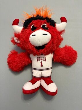 NBA Chicago Bulls Red Plush Mascot Toy